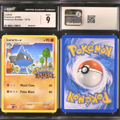 Lucario graded CGC 9 for sale on eBay