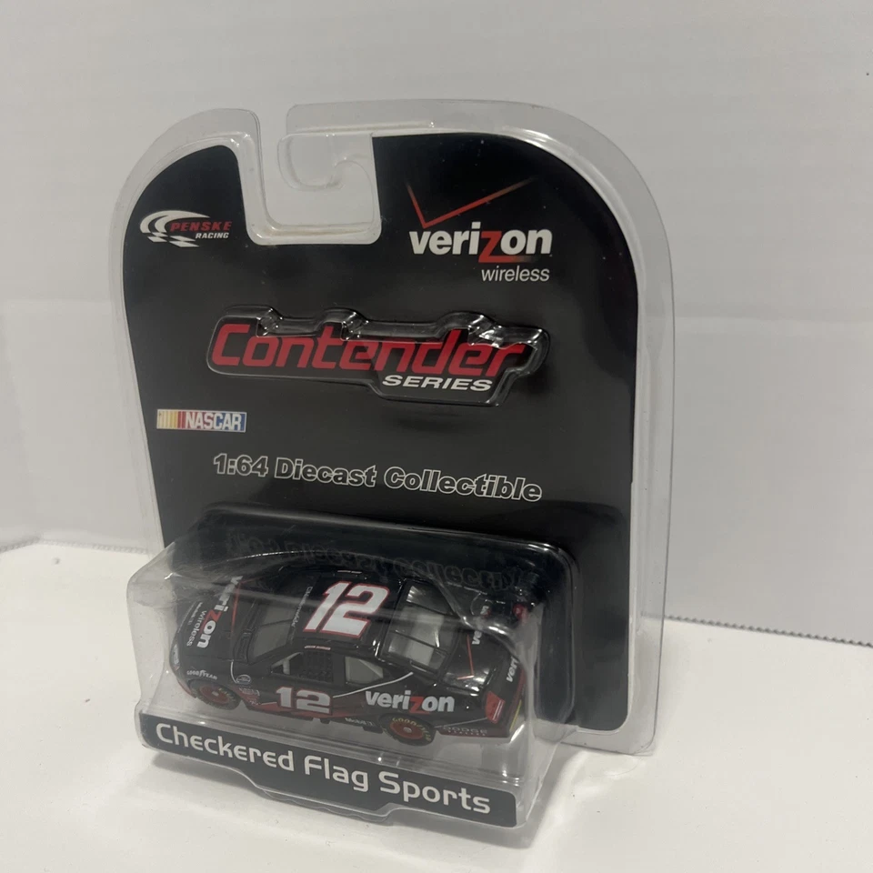 CFS #12 Justin Allgaier Black/Red Verizon Wireless Penske Dodge Charger 1/64 - Image 3 of 4