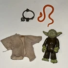 Vtg 1980 Kenner Star Wars Yoda Action Figure Belt, Snake, Cloak - No Cane - Read