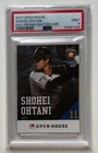Shohei Ohtani 2017 Open House  Day Promo Batter Version PSA 9 RARE t121