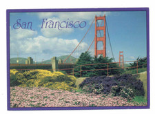 Golden Gate Bridge San Francisco California Pacific Ocean SF Bay #Postcard