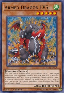 Armed Dragon LV5 - LED2-EN026 - Common - 1st Edition x3 - Near Mint