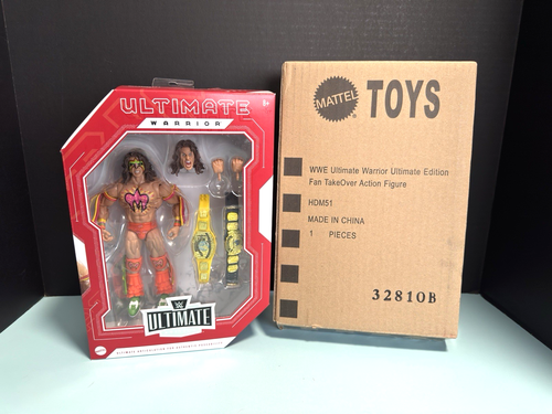 WWE Mattel Creations Ultimate Action Figure Ultimate Warrior Fan Takeover 2022 - Foto 2 di 16