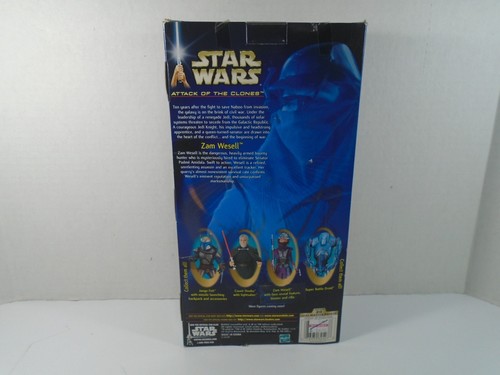 2002 HASBRO--STAR WARS ATTACK OF THE CLONES--12" ZAM WESELL FIGURE (NEW) - 第 5/7 張圖片