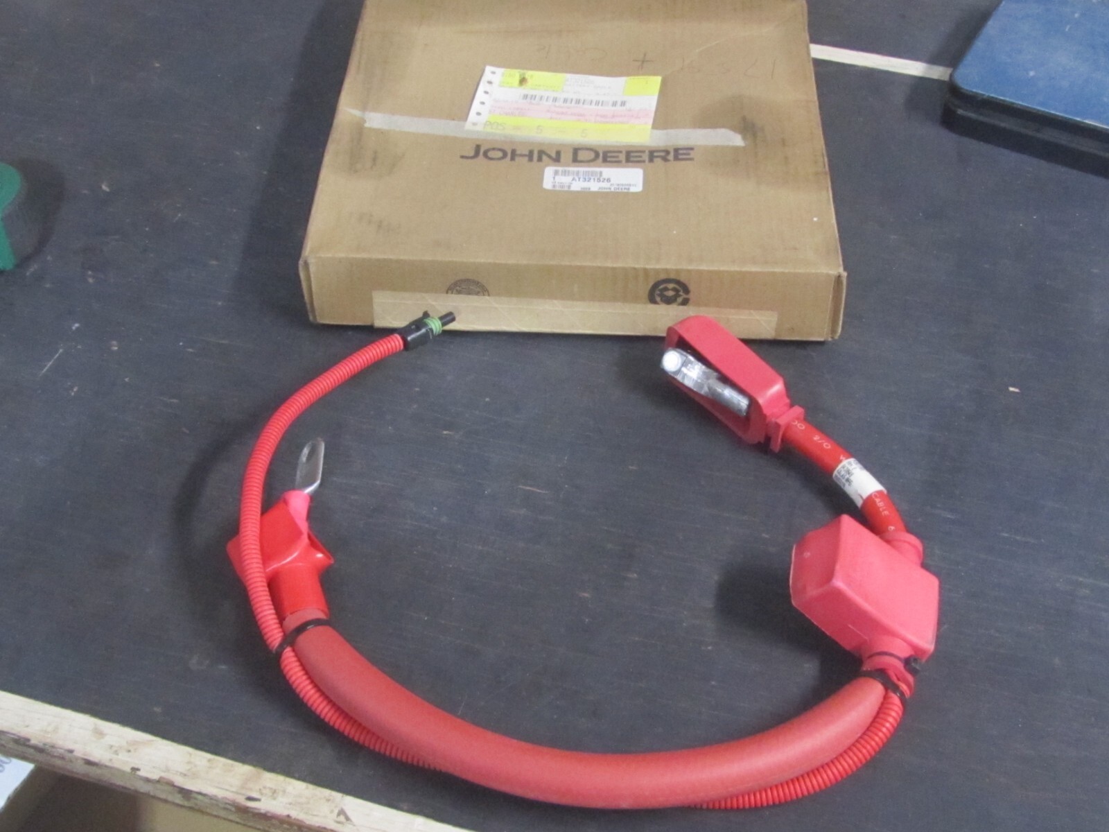 John Deere Original Equipment Positive BATTERY Cable AT321526 eBay