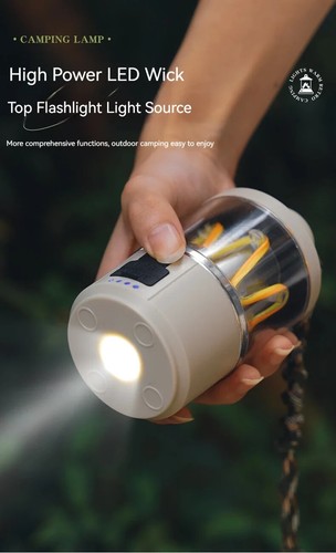 LED Tungsten Core Camping Light Portable Lanterns Rechargeable Outdoor Camping - Imagen 13 de 25