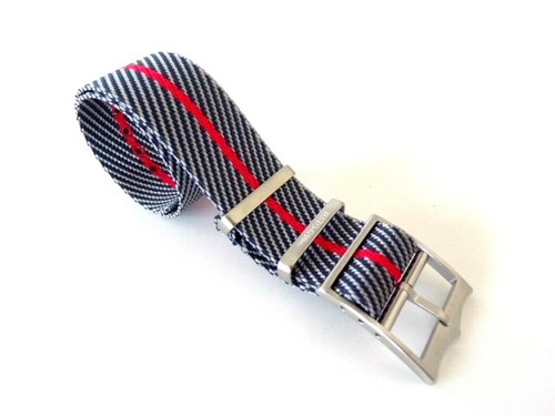 NATO ® 1pc Single Pass Twill Slant nylon RAF watch band Military strap IW SUISSE - Picture 36 of 36