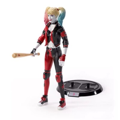DC COMICS Figur Harley Quinn Bendyfigs The Noble Collection 18cm