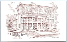 Postcard - The Golden Lamb, Lebanon, Ohio