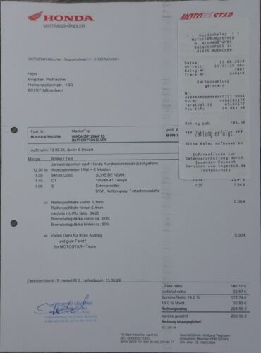 Motorrad Honda CBR 125 Baujahr 2023 - Bild 19 von 20