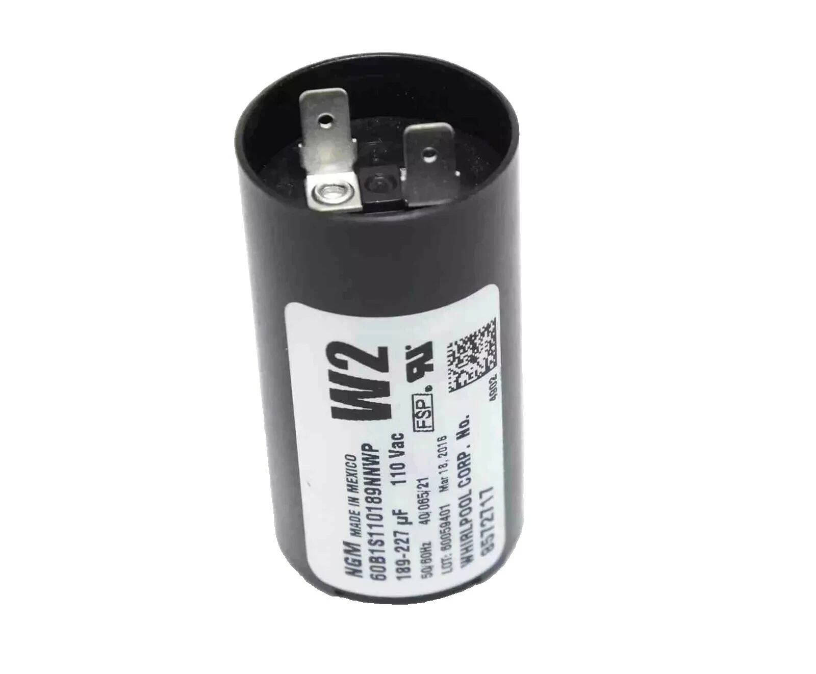 Piezas Whirlpool Plastic Capacitors