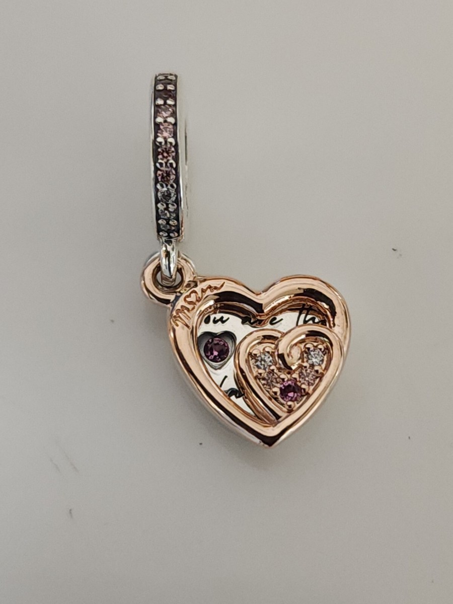 heart dangle charm bracelet infinity heart charm pandora