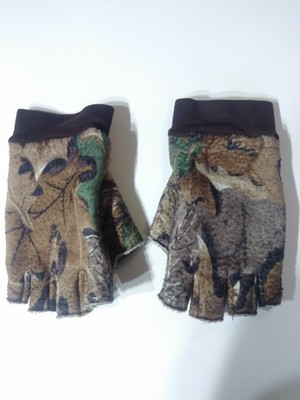 Download Vintage Gates Insulated Fleece Camo Half Finger Hunting ...