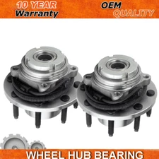 2x Front Wheel Hub Bearing assy For 2000 2001 2002 Ford F250 F350 Excursion B6