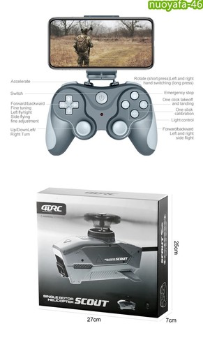 2.4G 8K 2-Camera 6Axis Gyro WiFi Helicopter Wide Angle Camera Spy Drone RC Plane - Picture 14 of 22