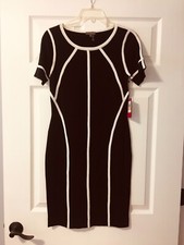 Vince Camuto dress size S color black and white