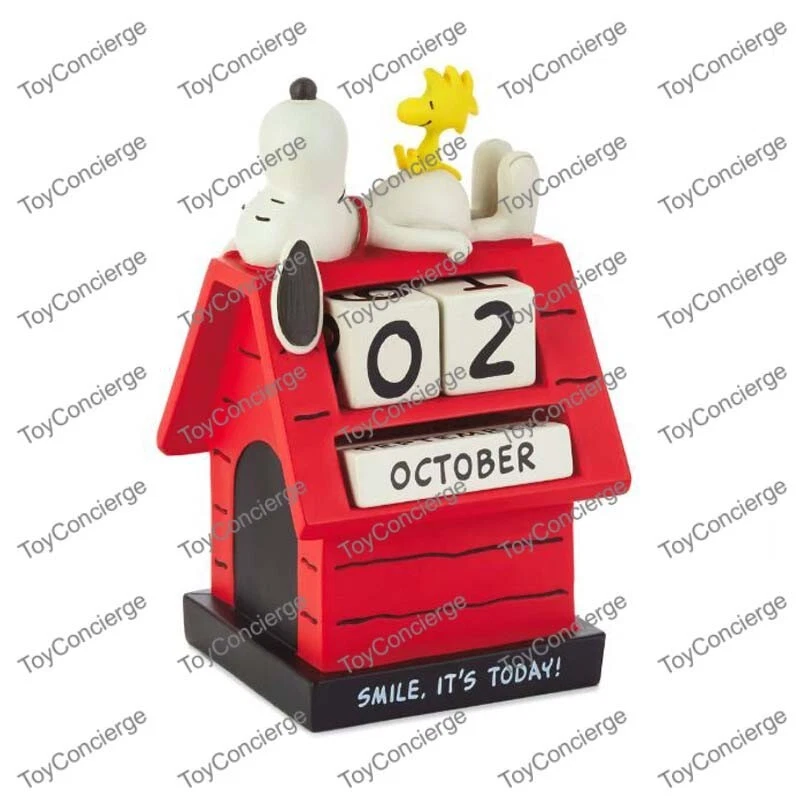 HALLMARK PEANUTS - SNOOPY & WOODSTOCK DOGHOUSE PERPETUAL CALENDAR - NEW |  eBay