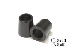 GRAIL GOLF NEW PREMIUM BLACK WOOD FERRULES .335 .55" .520OD TOUR QUALITY LOT