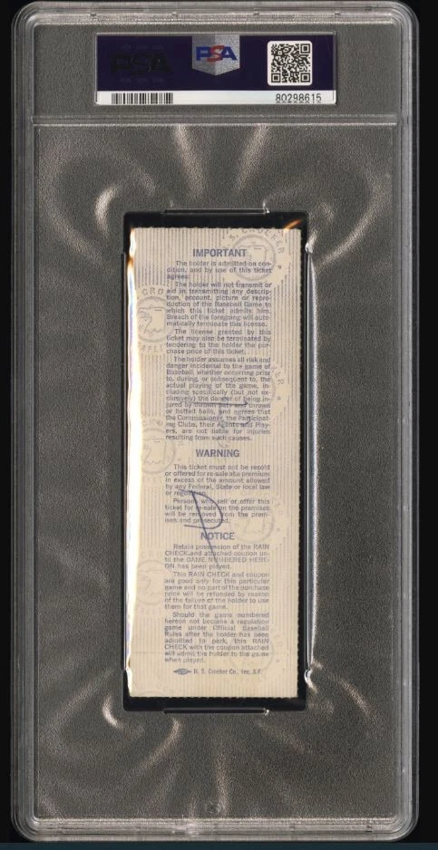 1980 Steve Carlton HOF Signed World Series Gm 2 Ticket PSADNA Certified Auto 9 - Image 4 of 4