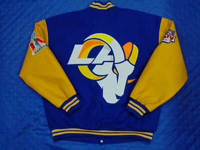 Los Angeles Rams NFL Varsity jacket wool body genuine