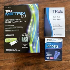 TRUE METRIX Go Self-Monitoring Blood Glucose Meter. New/ Sealed Exp 05/20/2026