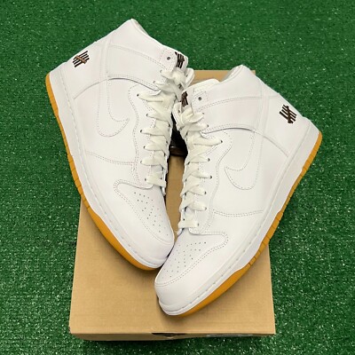 Size 9.5 - Nike Dunk Prm Hi UNDFTD Bring Back Pack White 598472-110 Ships Fast!