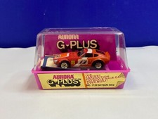 RARE AURORA HO SCALE SLOT CAR ORANGE DATSUN 240Z 1739 BANDED