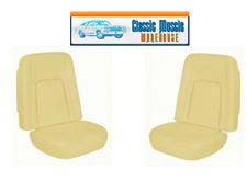 1968 Camaro Coupe Deluxe Front Seat Foam Set For Both Bucket Seats 1968 Camaro Coupe Deluxe Front Seat Foam Set For Both Bucket Seats