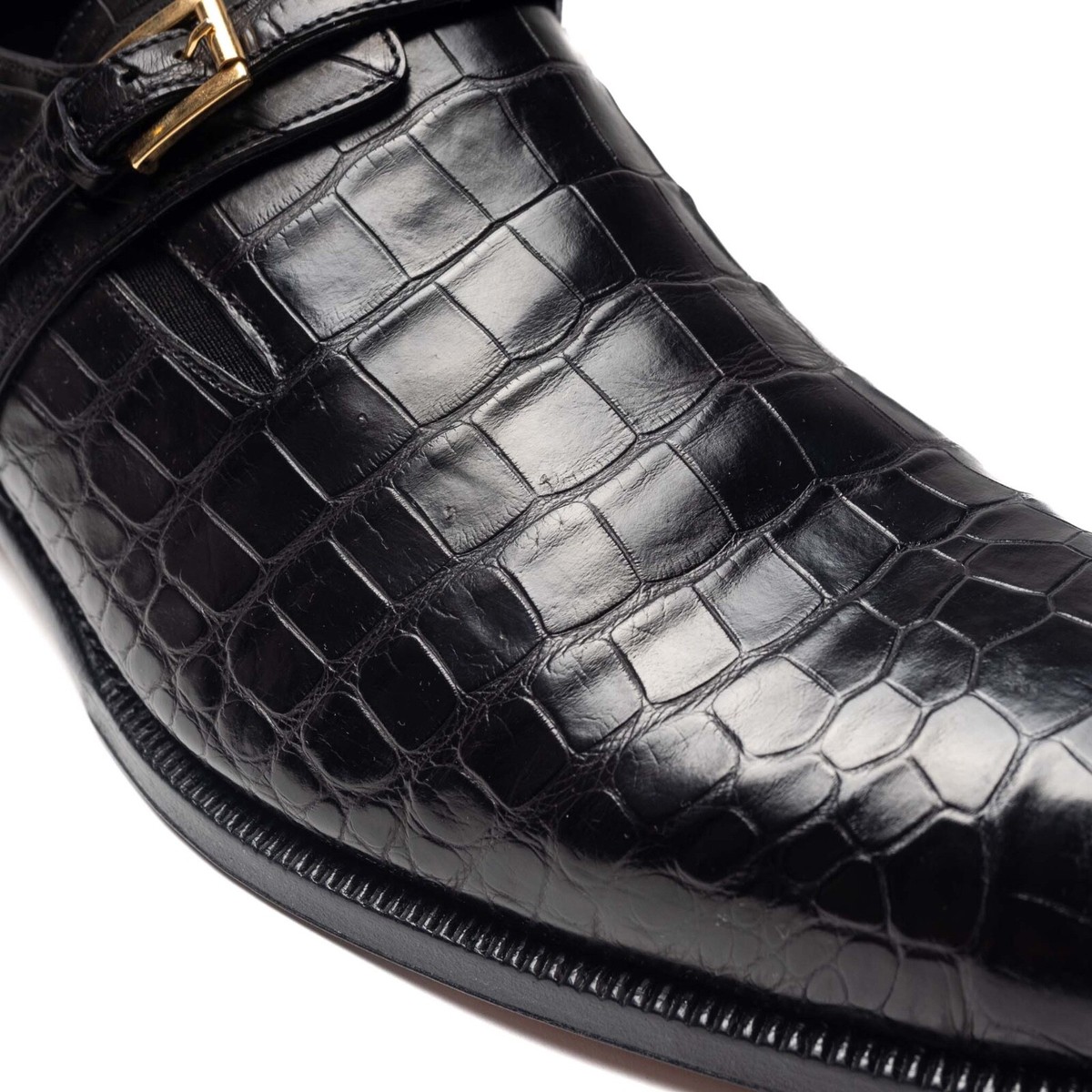 Chaussures Derby Homme Silvano Lattanzi (Santoni) En Cuir D'alligator - Taille UK 8.5 / EU 42.5, Neuves Avec Emballage
