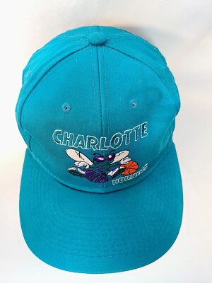 帽子 90s NBA CHARLOTTE HORNETS cap VINTAGE 1990'S NBA CHARLOTTE HORNETS SNAPBACK CAP/HAT STARTER MADE
