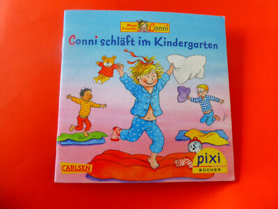 Pixi 1999**CONNI schläft im Kindergarten** Mini Bilder Buch 4 ,5, 6 Jahre Kita