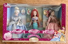 BrassKey Keepsakes Disney Princess Porcelain Collector Doll Set of 3 New HTF NIB