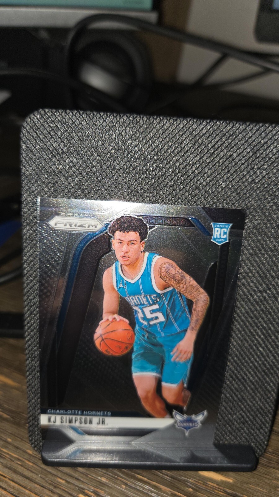 2024-25 Prizm Basketball KJ Simpson Jr. (RC) Rookie Charlotte Hornets #247