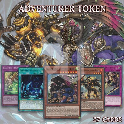 ADVENTURER TOKEN DECK 27 | Magicore Wandering Gryphon Rider Relics YuGiOh