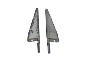 Jeep Wrangler TJ 97-06 OEM Driver Passenger Front Full Hard Door Glass Sail Pair