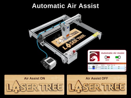 LASER TREE K40 K1 PRO 40W Laser Engraver Powerful Engraving Cutting Machine - Bild 6 von 13