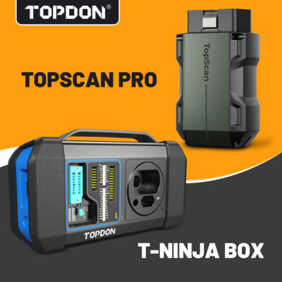 A+2025 TOPDON T-Ninja Box Advanced OBD2 IMMO System Key Program-mer TOPSCAN PRO+