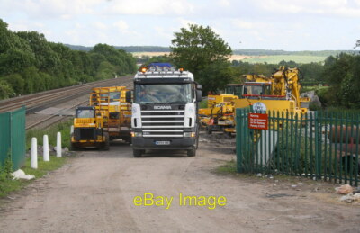 Foto 6x4 Cholsey Network Rail Tiefbau Depot Zur Zeit der Standort c2014