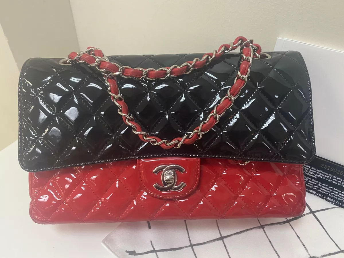 red and black chanel bag vintage