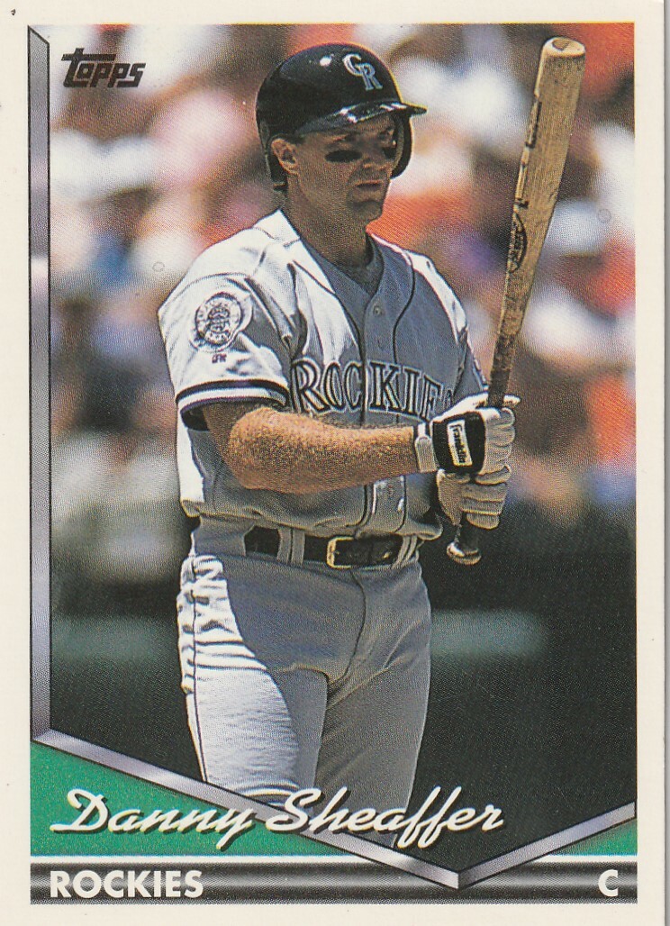 FREE SHIPPING-MINT-1994 Topps Danny Sheaffer #314-PLUS ROCKIES BONUS CARDS
