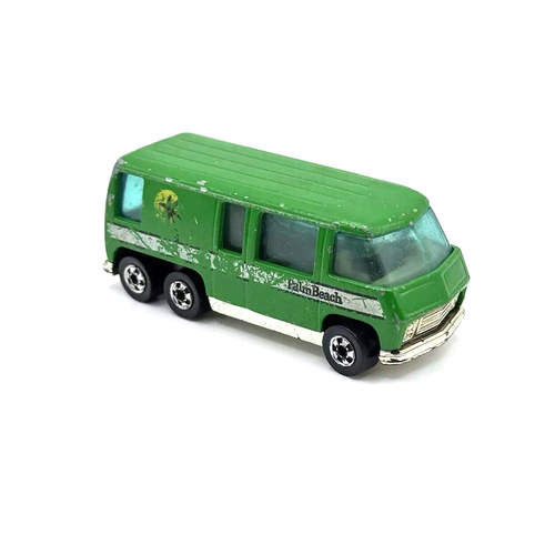 1976 Hot Wheels Green GMC Motor Home Palm Beach 1:64 Scale Diecast - Picture 3 of 6