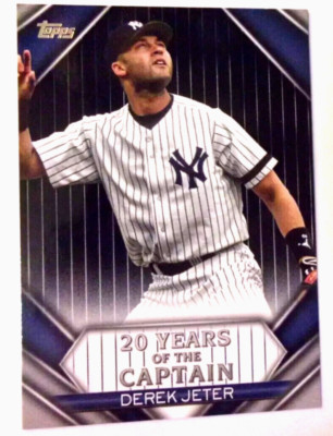 Derek Jeter 2020 Topps "20 Years of The Captain" #YOC-00 BLACK #ed 285/299