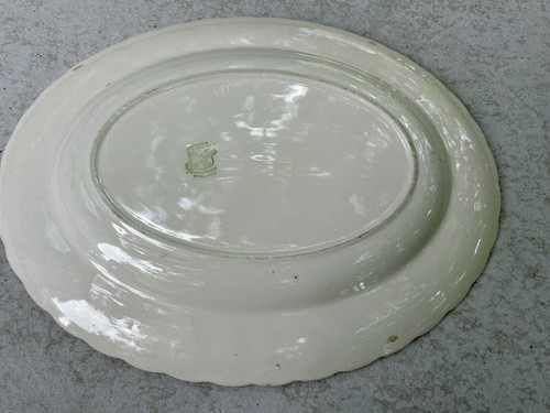 Myott Olde Chelsea Creamy White Oval 12 1/4” x 9 1/2” Serving Platter England - Picture 5 of 11