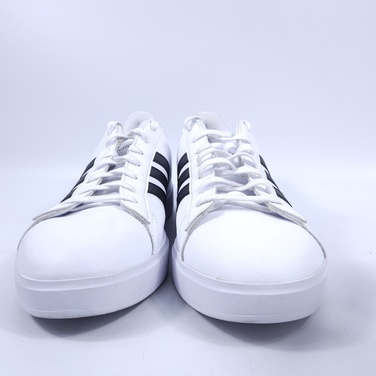 Adidas Grand Court Comfort GW9195 ★送料込/追跡付 Adidas GRAND COURT 2.0 White Black Men's Size 13 GW9195
