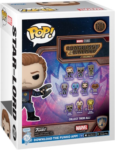Guardianes de la Galaxia Vol. 03 - Star-Lord 1201 - Funko Pop! Figura de vinilo - Imagen 2 de 4