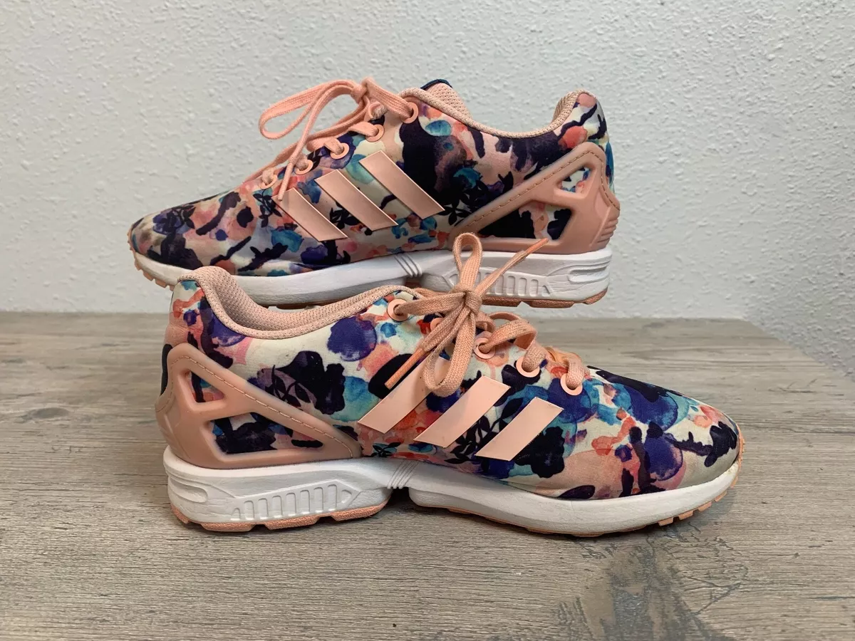 ADIDAS ZX FLUX TORSION CORAL HAZE RUNNING SHOES SNEAKERS 4 1/2 eBay