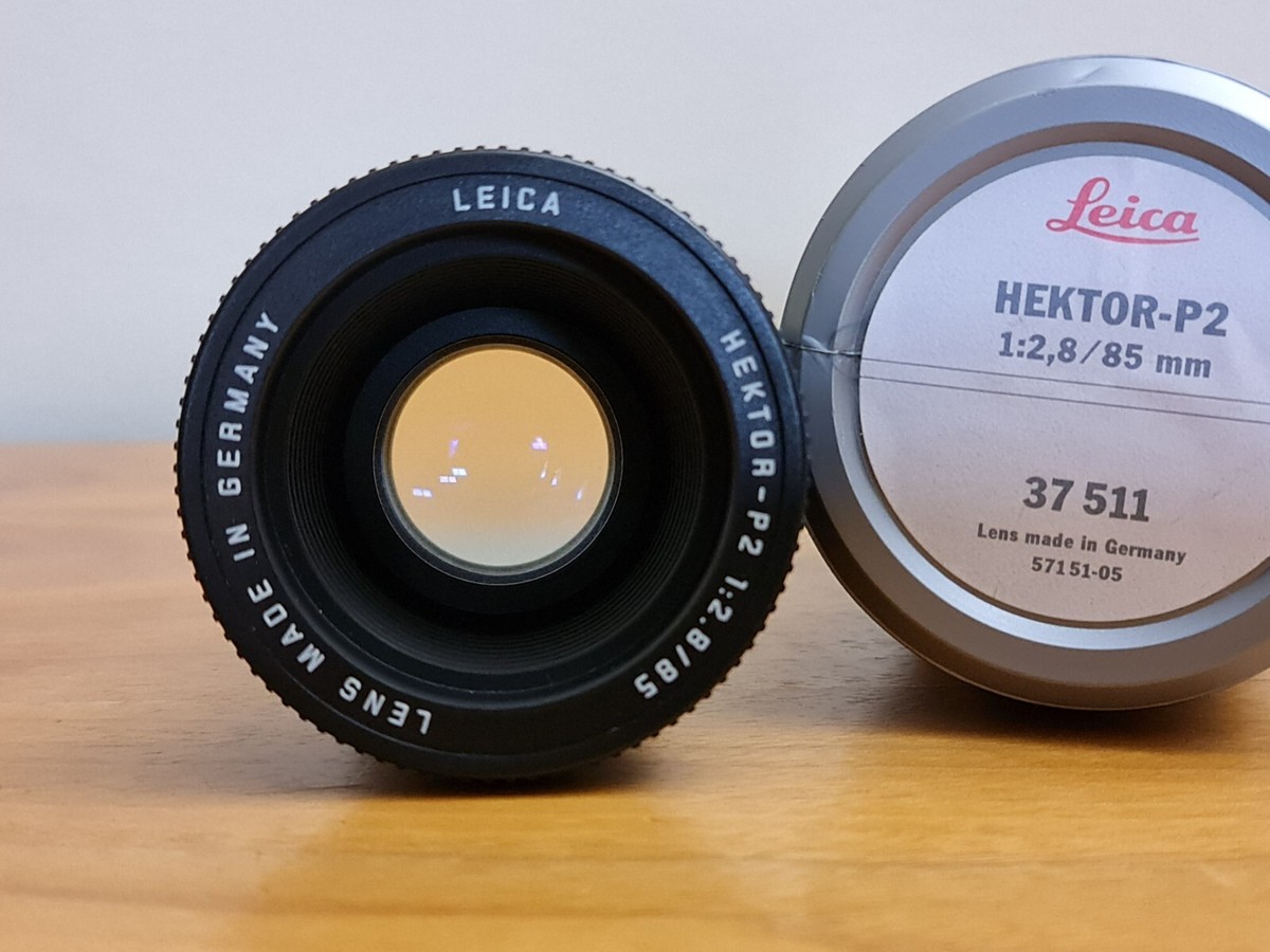 LEICA HEKTOR-P2 85mm F2.8　ヘリコイドアダプター付き レンズ改造で遊ぶ: トリプレットの魅力 ライカの3枚玉 Hektor-P2