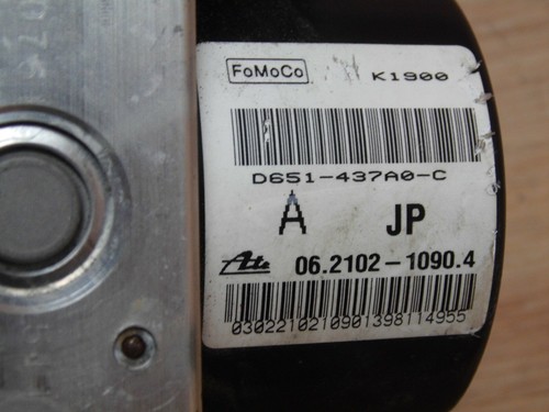 Mazda 2 DE 2010 ABS pump D651-437a0-c D651437A0C - Picture 5 of 7