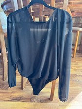 New Express Black Bodysuit - Sz small