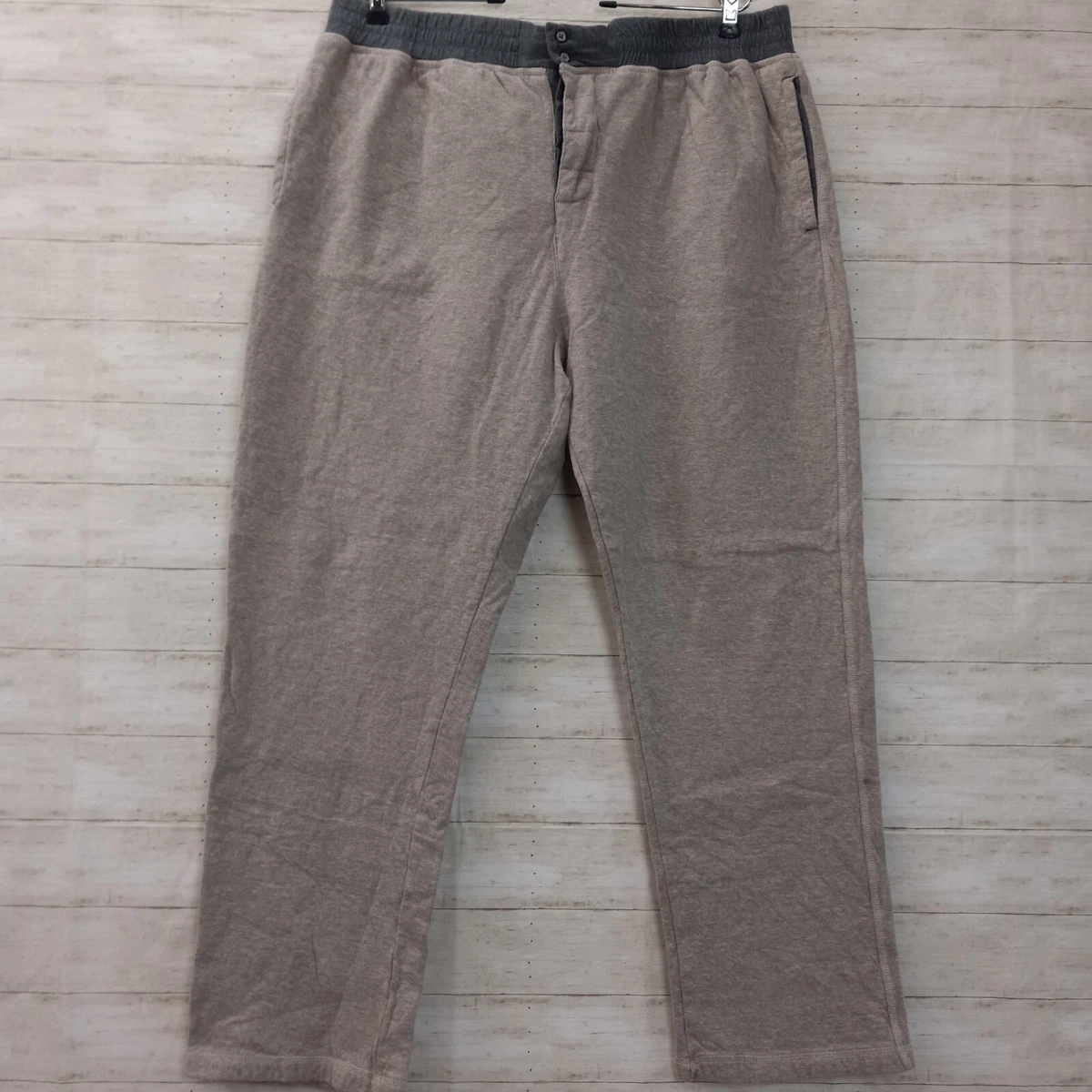 Carbon 2 Cobalt Mens Rare Form Sweatpants Double Layer Knit Lounge Pants Large